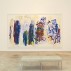 Installation shot showing Joan Mitchell, Trees, 1990-91. Oil on canvas, diptych 94-1/2 x 157-1/2 inches. © Estate of Joan Mitchell. Courtesy Joan Mitchell Foundation and Cheim & Read, New York