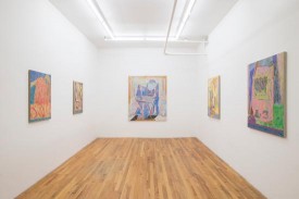 Michael Berryhill, installation view, "Michael Berryhill: Beggars Blanket," 2014, KANSAS New York. Courtesy of the Artist