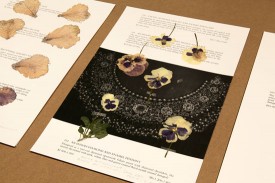 Installation view, “Camille Henrot: The Restless Earth,” New Museum, 2014. Courtesy of the New Museum, New York. Photo by Benoit Pailley.