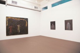 Installation view, "Milton Resnick (1917-2004): Paintings and Works on Paper from the Milton Resnick and Pat Passlof Collection," 2014, Mana Contemporary. Courtesy of Mana Contemporary.