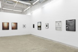 Installation view, "Melanie Schiff: Run, Falls," 2014, Kate Werble Gallery, New York, NY. Courtesy of the artist and Kate Werble Gallery, New York. Photograph by Elisabeth Bernstein.