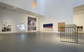 Installation view of Alibis: Sigmar Polke 1963–2010, The Museum of Modern Art, April 19–August 3, 2014. © 2014 The Museum of Modern Art. Photo: Jonathan Muzikar. All works by Sigmar Polke © 2014 The Estate of Sigmar Polke/Artists Rights Society (ARS), New York/VG Bild-Kunst, Bonn, Germany