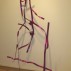 James Wolfe, Quartet Purple, 2012. Powder Coated Steel, 112 x 60 x 28 inches. Courtesy of the Artist.