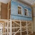 Tatzu Nishi, Living room (Russian house), 2014. Installation with scaffolding construction, 6.73 × 7.8 × 2.55 meters. Courtesy the artist. Commissioned by MANIFESTA 10, St. Petersburg. With the support of the Japan Foundation and the Institut für Auslandsbeziehungen e.V. Installation view, MANIFESTA 10, Winter Palace, State Hermitage Museum.
