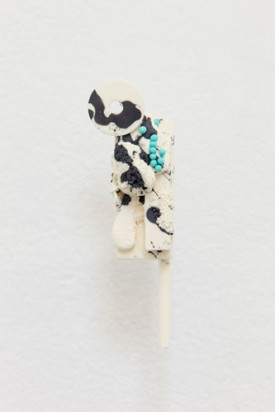 Matt Hinkley Untitled 5, 2014. Polyurethane resin, pigment, and aluminium, 10 x 3 cm. Image courtesy of the artist and Sutton Gallery, Melbourne.