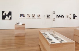Installation view of "Lygia Clark: The Abandonment of Art, 1948-1988," at The Museum of Modern Art, New York. Photo by Thomas Griesel. © 2014 The Museum of Modern Art.