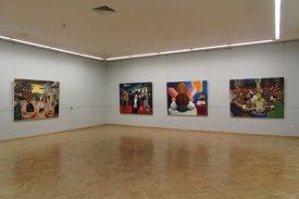 Nicole Eisenman, Installation view, "MANIFESTA 10," Winter Palace, State Hermitage Museum. Presented with the support of the United States Consulate General in St. Petersburg.
