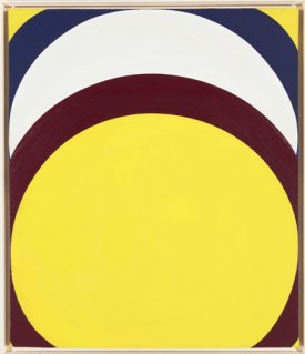 Al Held, Echo, 1966. Acrylic on canvas, 84 x 72 inches. Courtesy of Al Held Foundation, Inc. Photo courtesy of Cheim & Read, New York