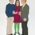 Alex Katz, J.J., Clarice, and Joe , 1965. Oil on aluminum, 59 x 29 inches. Courtesy of Alex Katz