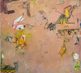 Geoffrey Dorfman, Pink Cabinet, 2014. Oil on Canvas, 40 x 44 inches. Courtesy of the Artist