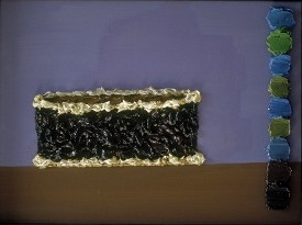 Jennifer Wynn Reeves, Place (4-43), 1997. Oil on birch hardwood, 12 x 16 inches. Courtesy BravinLee programs