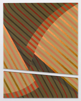 Tomma Abts, Wybe, 2014. Acrylic and oil on canvas, 18 7/8 x 15 inches (48 x 38 cm). Courtesy of David Zwirner Gallery