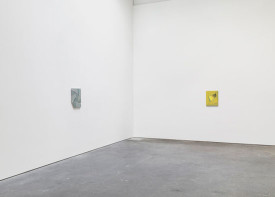 Installation view of Tomma Abts exhibition at David Zwirner Gallery, New York, 2014