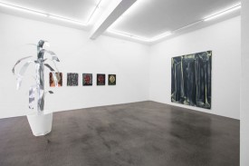 Installation view, "Robert Janitz: Oriental Lumber," 2014, at Meyer Riegger Berlin. Courtesy of the gallery.