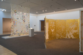 Jim Hodges: Give More Than You Take, October 3, 2014 – January 18, 2015, Installation at the Hammer Museum, Los Angeles. Photo: Robert Wedemeyer.