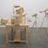 Roxy Paine, Scrutiny, 2014. Maple, approx. 70 x 130 inches. Courtesy of Marianne Boesky Gallery