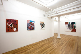 Installation view, "Tomer Aluf: Thirteen," 2014, at Kansas Gallery. Courtesy of the artist and Kansas Gallery.