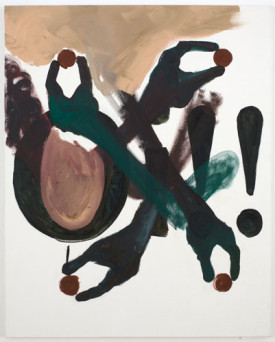 Tomer Aluf, Untitled, 2014. Oil on canvas, 30 x 24 inches. Courtesy of the artist and KANSAS, New York.