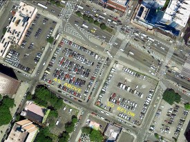 Bik Van der Pol, Elements of Composition (As Above, So Below), 2011. Site-specific text piece, Images, publication, and sound. Courtesy of the artist and apexart.