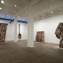 Installation shot of Ursula von Rydingsvard Permeated Shield at Galerie Lelong, New York, 2014