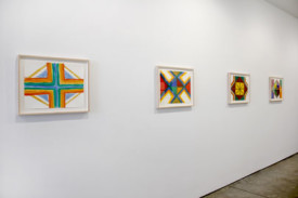 Installation shot of the exhibition under review, courtesy of Lennon, Weinberg, Inc.