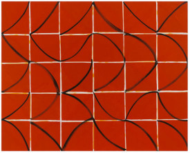 Bettina Blohm, Great Escape, 2014. Oil on Linen, 68 x 84 inches. Courtesy of Marc Straus Gallery