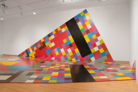 David Scanavino, Imperial Texture (partial installation view at The Aldrich Contemporary Art Museum, Ridgefield), 2014. Courtesy of the artist and Klaus Von Nichtssagend Gallery, New York. Photo: Chad Kleitsch