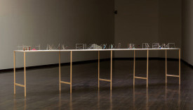 Richard Ibghy and Marilou Lemmens, The Prophets, 2013, mixed media, 125 x 1300 x 81 cm (courtesy of the artists; installation views Henie Onstad Kunstsenter)