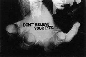 Nathan Lyons, Untitled (Return Your Mind to Its Upright Position), 1998-2013. Gelatin silver print, 4 7/8 x 7 1/4 inches. © Nathan Lyons, courtesy of Bruce Silverstein Gallery, NY