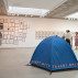 Installation shot of the exhibition under review,. Foreground: Jake and Dinos Chapman, The Same Only Better, 2012