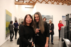 Barbara Takenaga and Sarah Walker. Photo: Anna Shukeylo