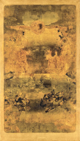 V. S. Gaitonde, Untitled, 1975. Oil on canvas, 70 x 42 inches. Mr. and Mrs. Rajiv Chaudhri Collection, New York © Christie’s Images Limited 2014
