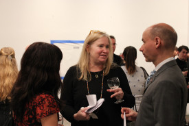 Lisa Johnson and Blake Gopnik. Photo: Anna Shukeylo