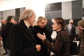 Ronald Sosinski, Ellen Donahue, Marjorie Welish. Photo: Anna Shukeylo