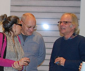 Oriane Stender, Don Voisine and Ken Johnson. Photo: Peter Reginato