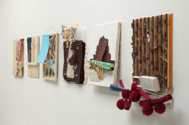 Richard Tuttle, Compartmentalization, 2008. Mixed media, overall installed size 21 x 100 x 72 inches. Courtesy of Tate Modern