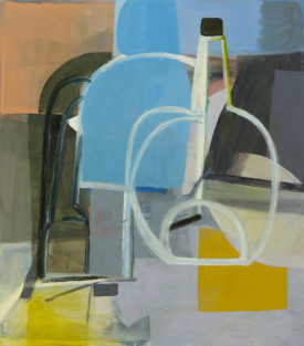 Amy Sillman, Still Life 2, 2014, Oil on canvas 75 × 66", Courtesy the artist and Sikkema Jenkins & Co., New York