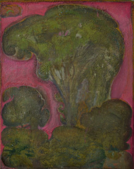 Eric Holzman, Elm, 2008-14. Oil on canvas, 20 x 16 inches. Courtesy of Lori Bookstein Fine Art