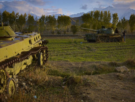 Simon Norfolk, Time Taken 11, Early-Autumn, 2013-14. Digital chromogenic print, 21 x 26 inches. Courtesy of the artist and Benrubi Gallery.