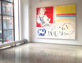 Installation shot, Heidi Howard: Portrait and a Dream, at Nancy Margolis Gallery