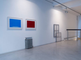 Installation view of "The Presence of Absence," 2015, at Berloni Gallery.