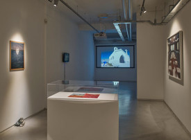 Installation view of "The Presence of Absence," 2015, at Berloni Gallery.