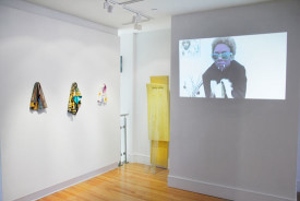 Installation view, "About Like So," 2014-15, at Franklin Street Works, Stamford, CT. Photograph by Chad Kleitsch, courtesy of Franklin Street Works.