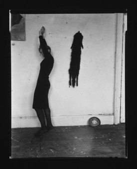 Francesca Woodman, Untitled, New York (N.325), 1979-1980. Vintage Gelatin Silver Print, 4-1/4 x 4-3/8 inches. © Francesca Woodman/ Courtesy of Marian Goodman Gallery