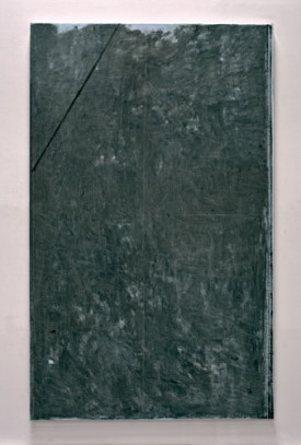 John Zurier, Before and After Summer, 2014. Distemper on linen, 78 x 48 inches. Courtesy of the Artist and Peter Blum Gallery, New York