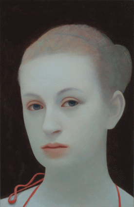 Brett Bigbee, Maxine, 2012-13. Oil on linen, 14 1/4 x 9 1/4 inches. Courtesy of the artist and Alexandre Gallery.