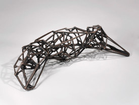 James Siena, Lisa Randall, 2009-2013. Bronze, 10 3/4 x 38 1/4 x 15 3/4 inches. © James Siena, courtesy Pace Gallery.