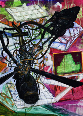 Steve DiBenedetto, Feedback, 2009. Oil on canvas, 60 x 48 inches. Courtesy of Brian Morris Gallery