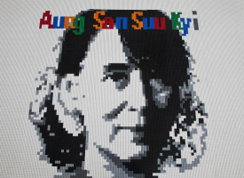 Ai Wei Wei, Trace, 2014. Installation view: New Industries Building, Alcatraz. Courtesy of the For-Site Foundation. Photo: Jan Stürmann