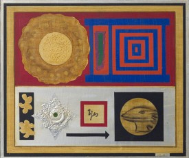 Thomas Chimes, Yes, 1965. Mixed media metal box, 13-5/8 x 16 inches. Courtesy of Locks Gallery, Philadelphia. Photo: Joseph Hu